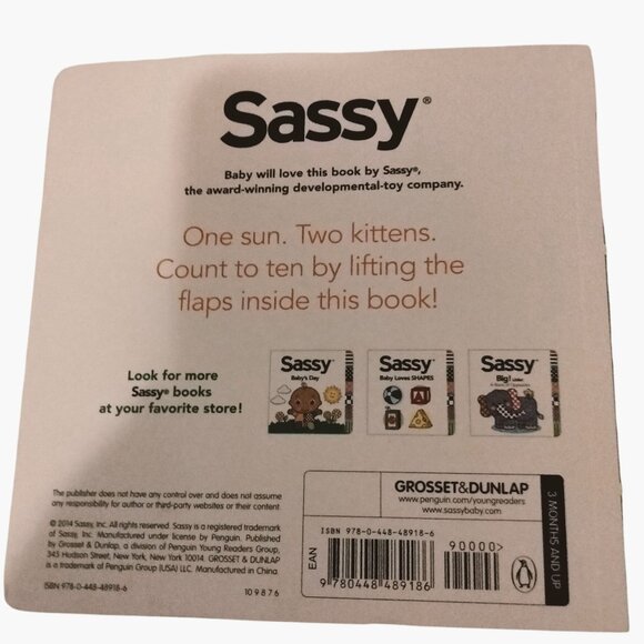 Sassy Lets Count First Numbers Board Book For Babies - Picture 4 of 4